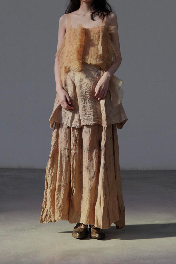 MUTEDANCE handgefärbt Doppel Seide Halbrock MD20SS-KAL55